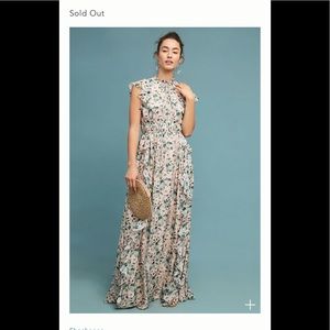 Shoshanna floral maxi